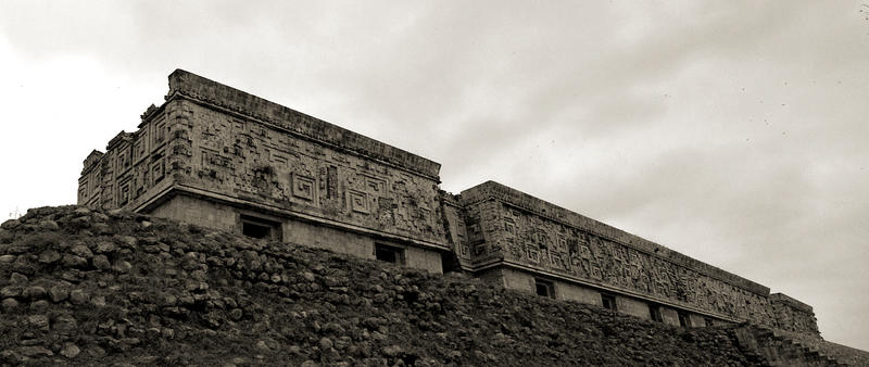 Palacio del Gobernador, considered one of the finest examples of puuc style architecture from the mayan civilisation.